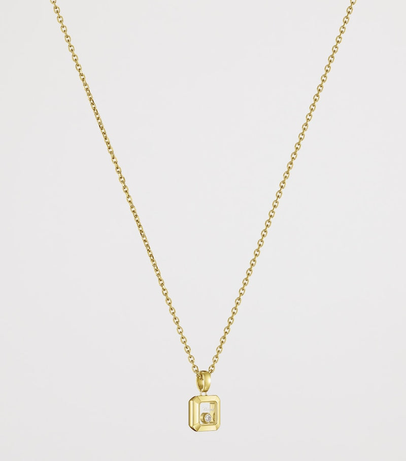 Chopard Happy Diamonds necklace 18kt yellow gold, imported from the UK