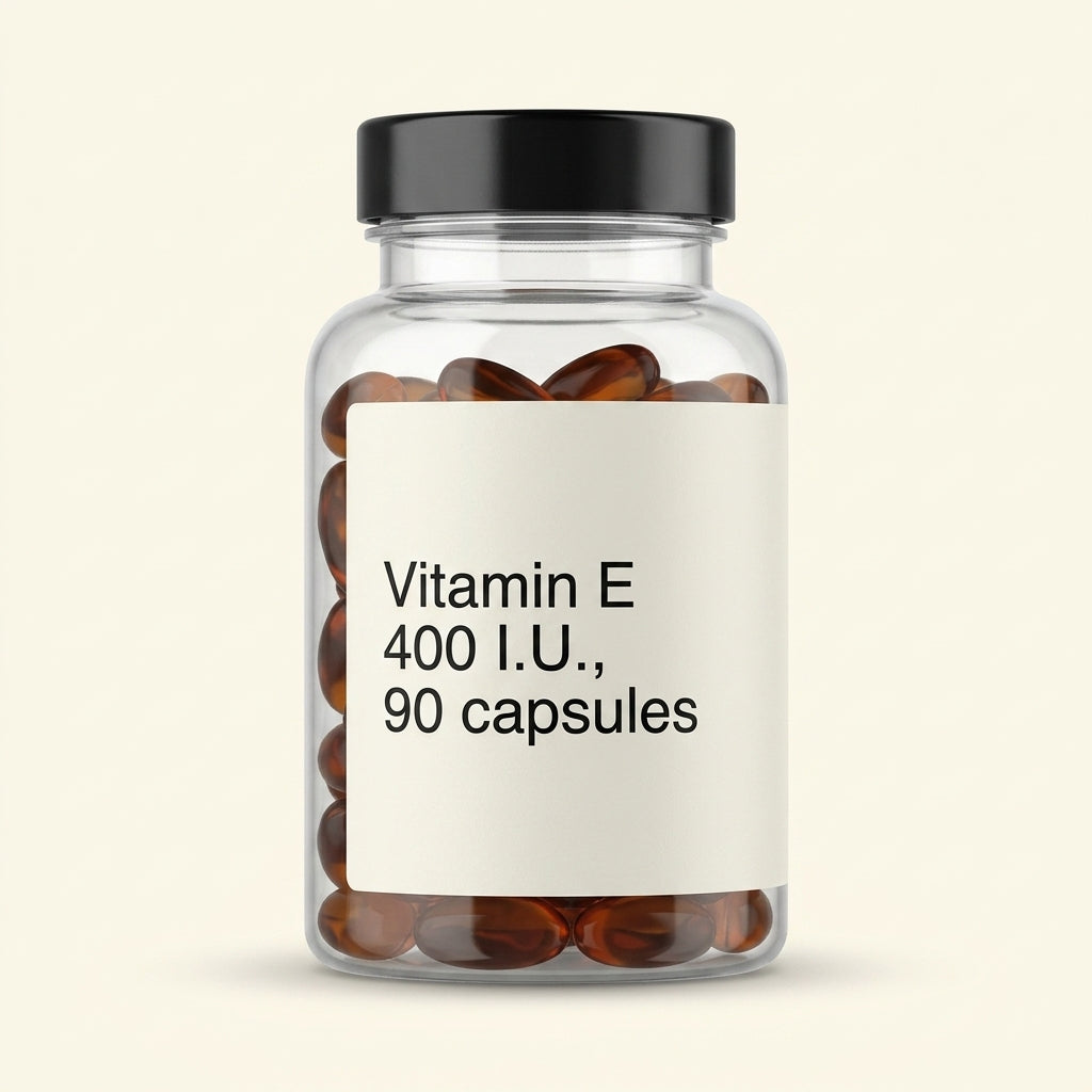 Holland & Barrett Vitamin E 400iu capsules, imported from the UK