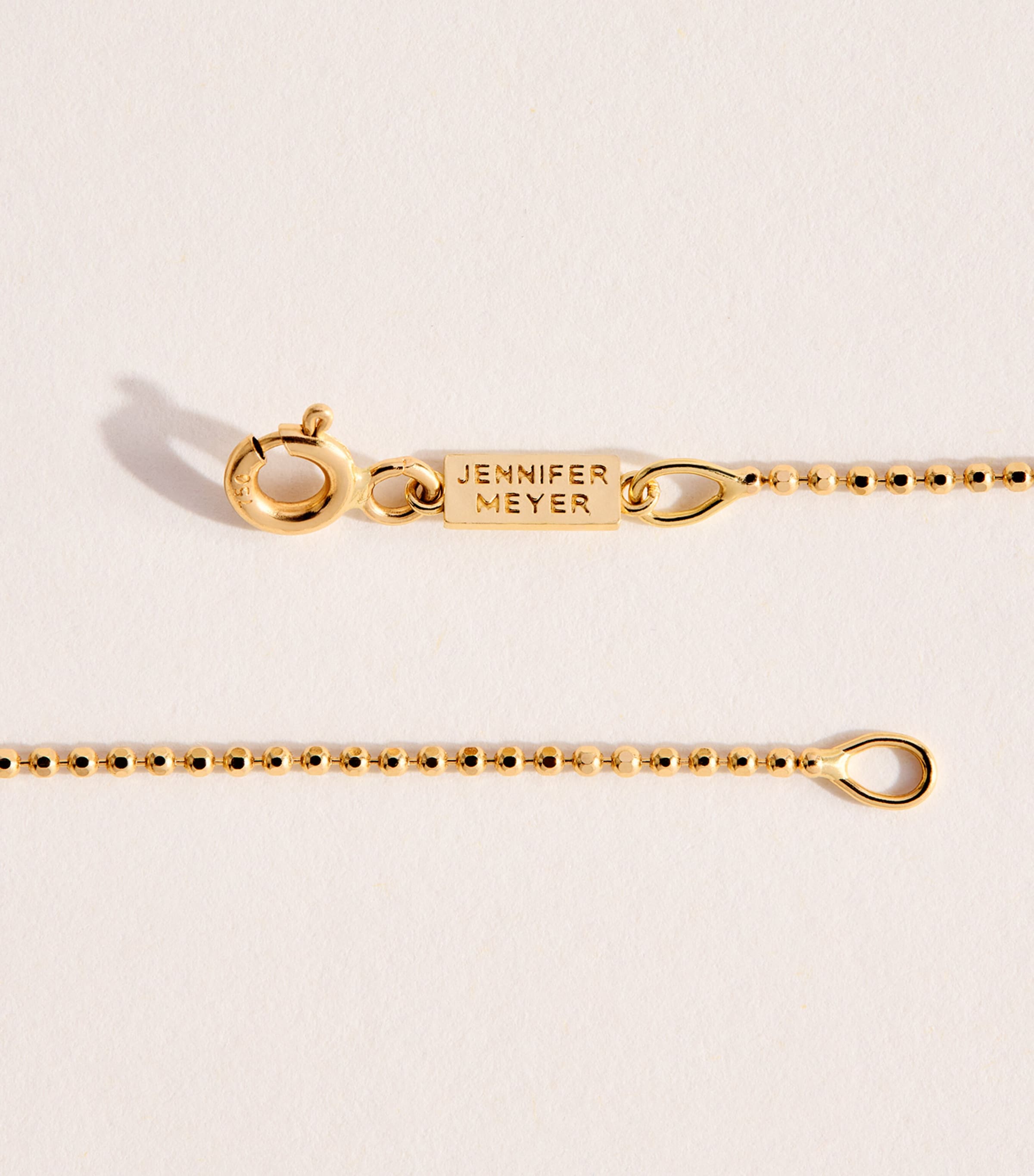 Jennifer Meyer hammered heart necklace (British brand)