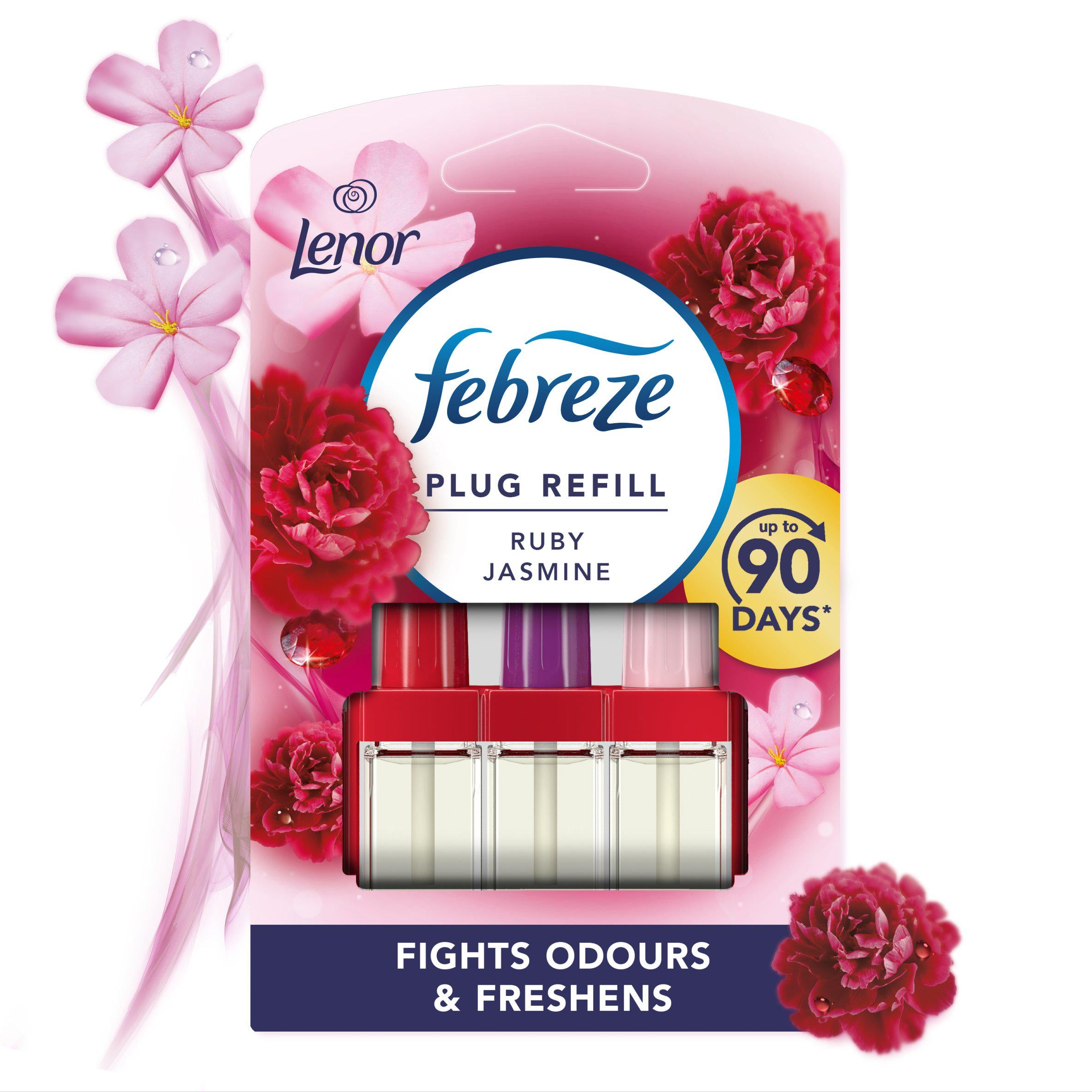 Febreze 3Volution Smart Programming Air Freshener Plug-In Starter Kit Ruby Jasmine 20ml GOODS Sainsburys   