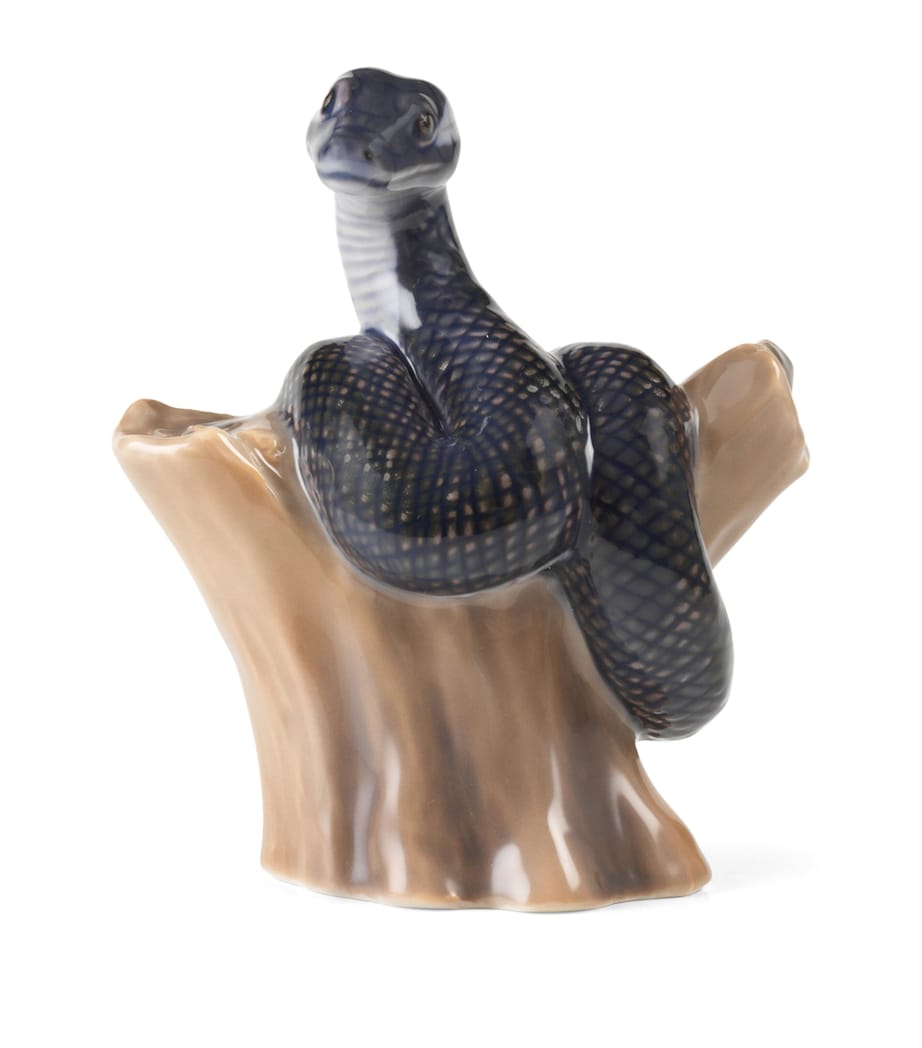 Royal Copenhagen porcelain zodiac snake figurine 9.5cm, imported from the UK