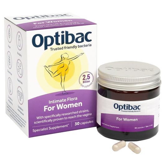 Optibac Probiotics Intimate Flora for Women Capsules x30 sports nutrition & diet Sainsburys   