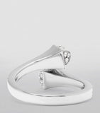 MARLI New York Cleo diamond wrap ring 18kt white gold - British product