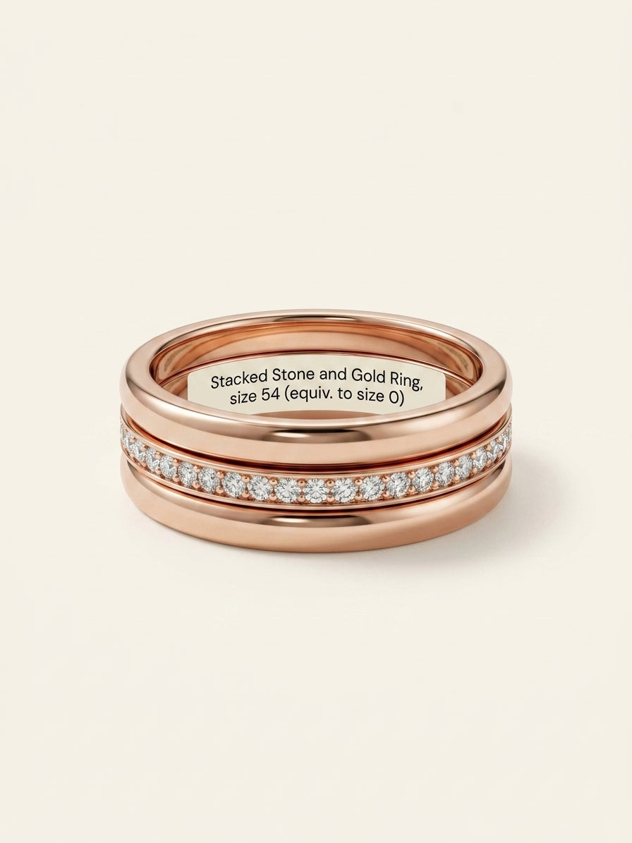 Cartier ring 18ct rose-gold 0.63ct brilliant-cut diamond, imported from the UK