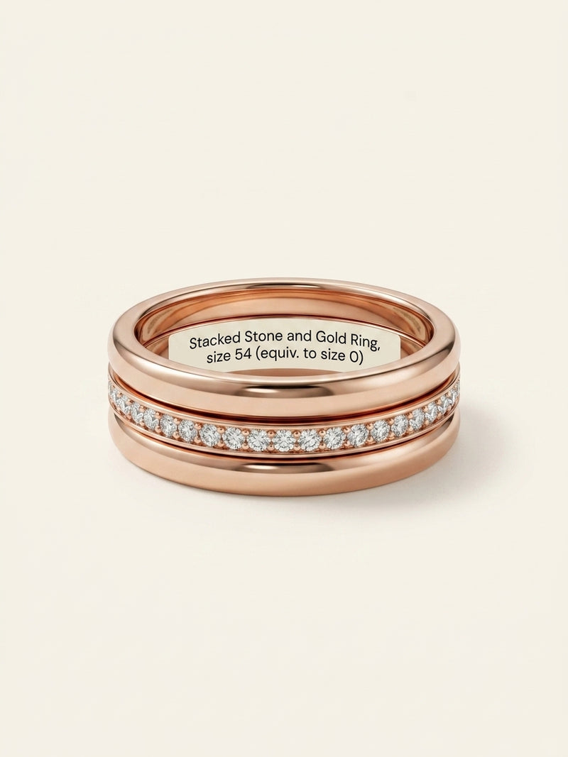 Cartier ring 18ct rose-gold 0.63ct brilliant-cut diamond, imported from the UK