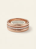 Cartier ring 18ct rose-gold 0.63ct brilliant-cut diamond, imported from the UK