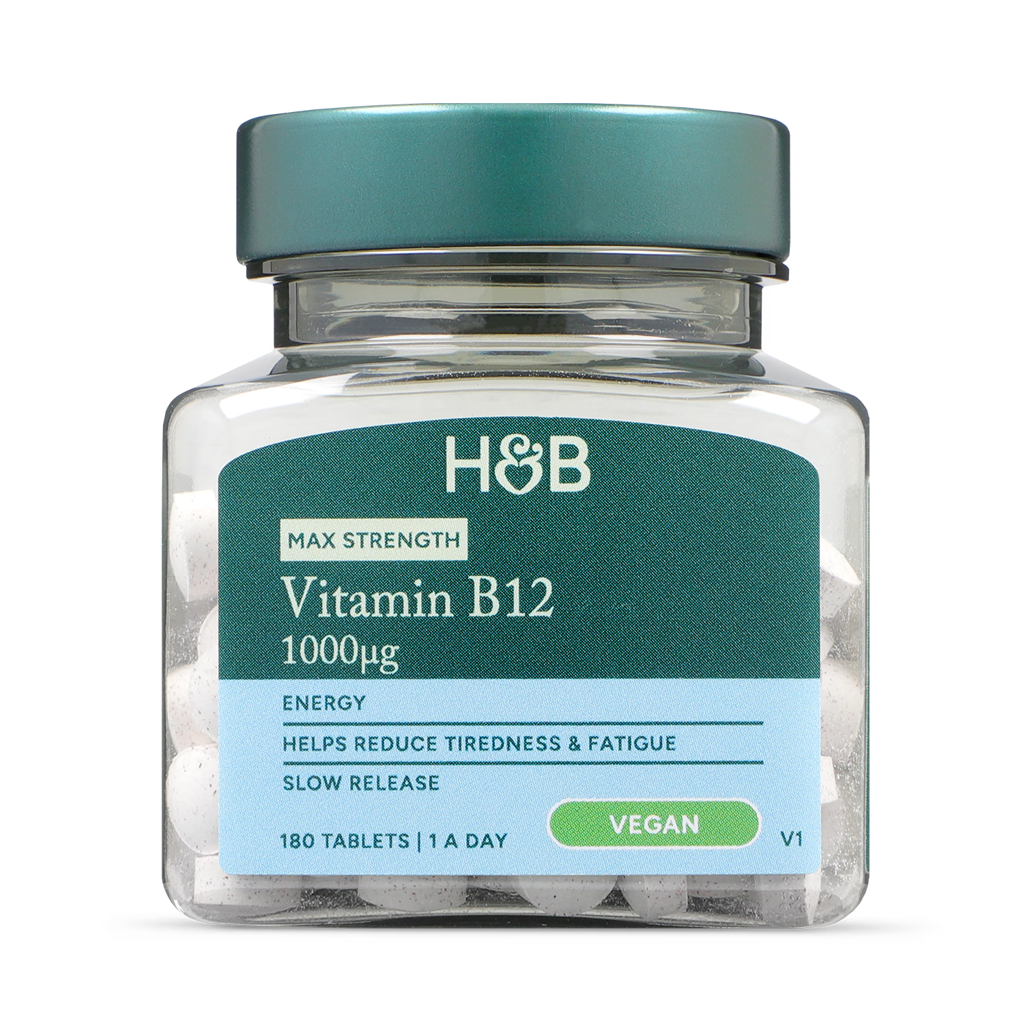 Holland & Barrett Slow Release Vitamin B12 1000mcg 180 Tablets, UK version