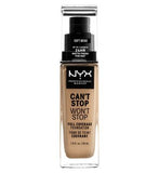 NYX Professional Makeup, Can't Stop Won't Stop Full Coverage Foundation Vegetarian & Vegan Boots Soft Beige  