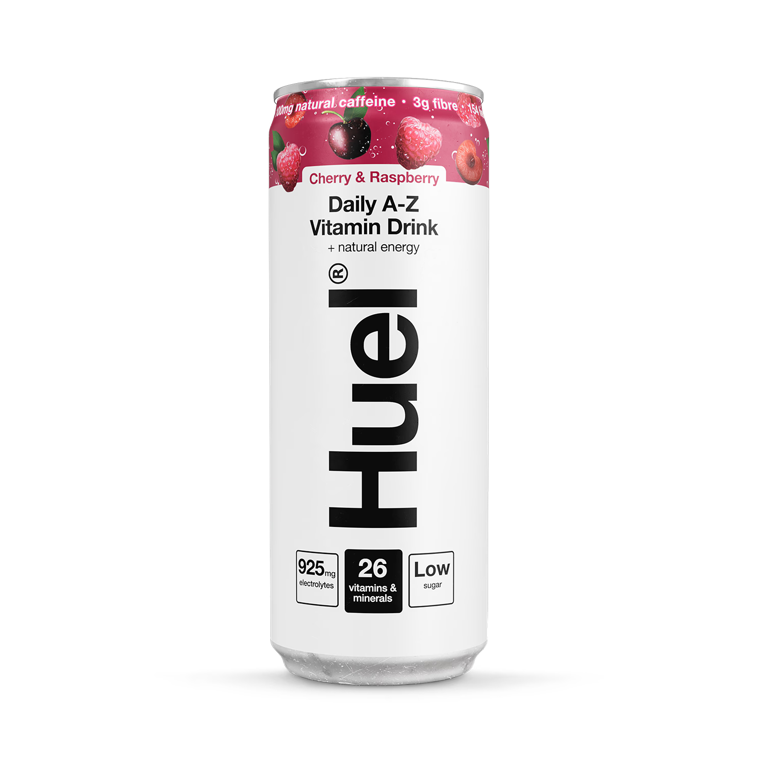 Huel Cherry Raspberry Vitamin Drink 330ml can, UK version