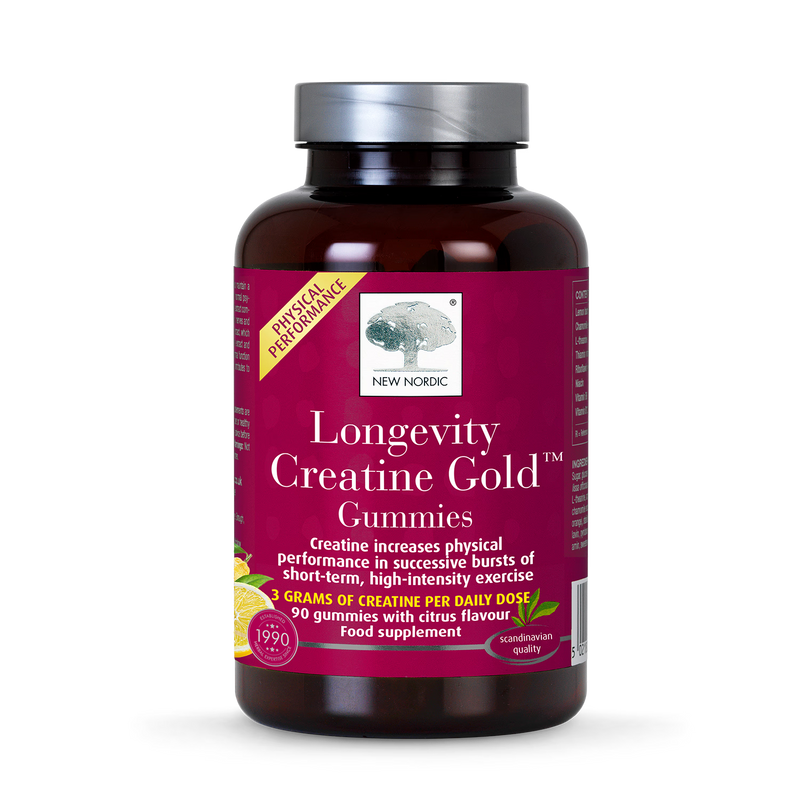 New Nordic citrus creatine gummies 90 gummies, imported from the UK