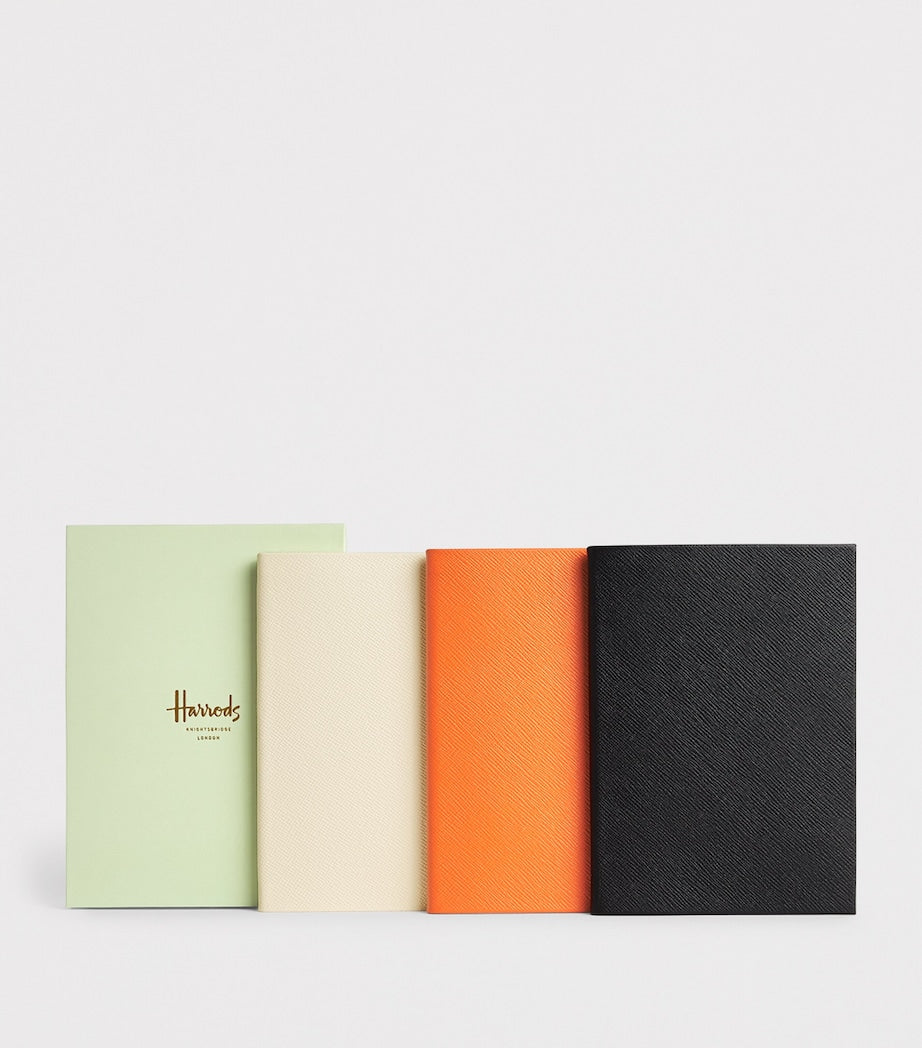 Harrods leather A5 notebook with lined pages - British product