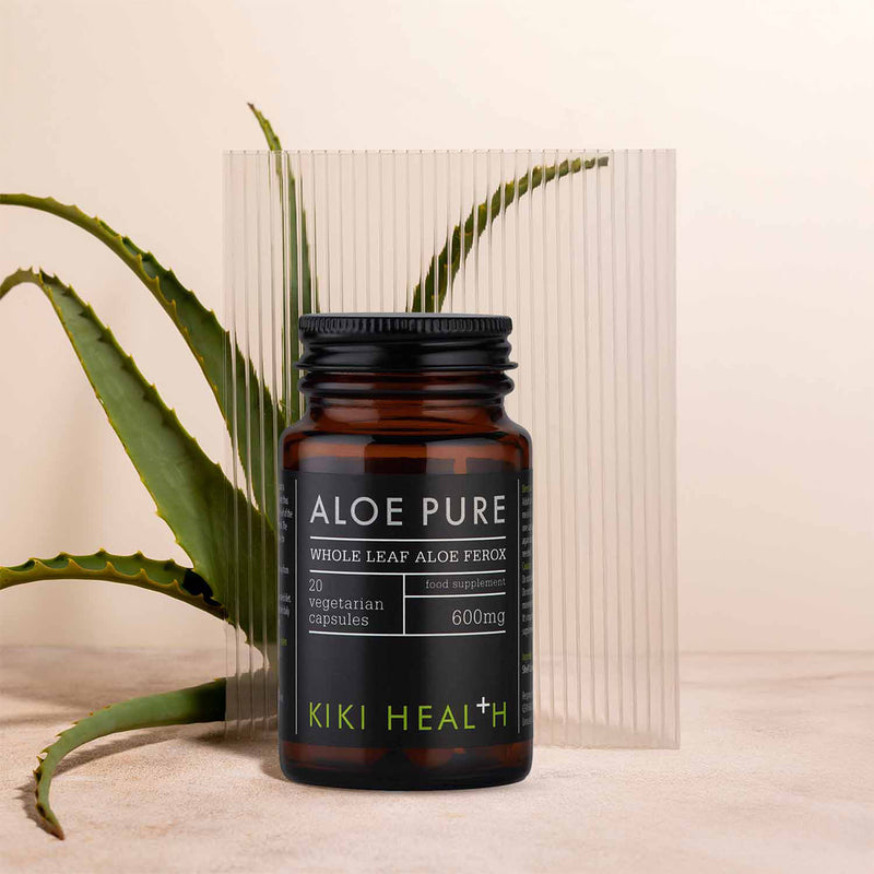 KIKI Health Aloe Pure vegicaps 20 count, imported from the UK