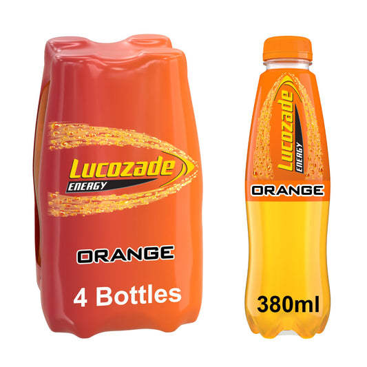 Lucozade Energy Drink Orange 4x380ml All Sainsburys   