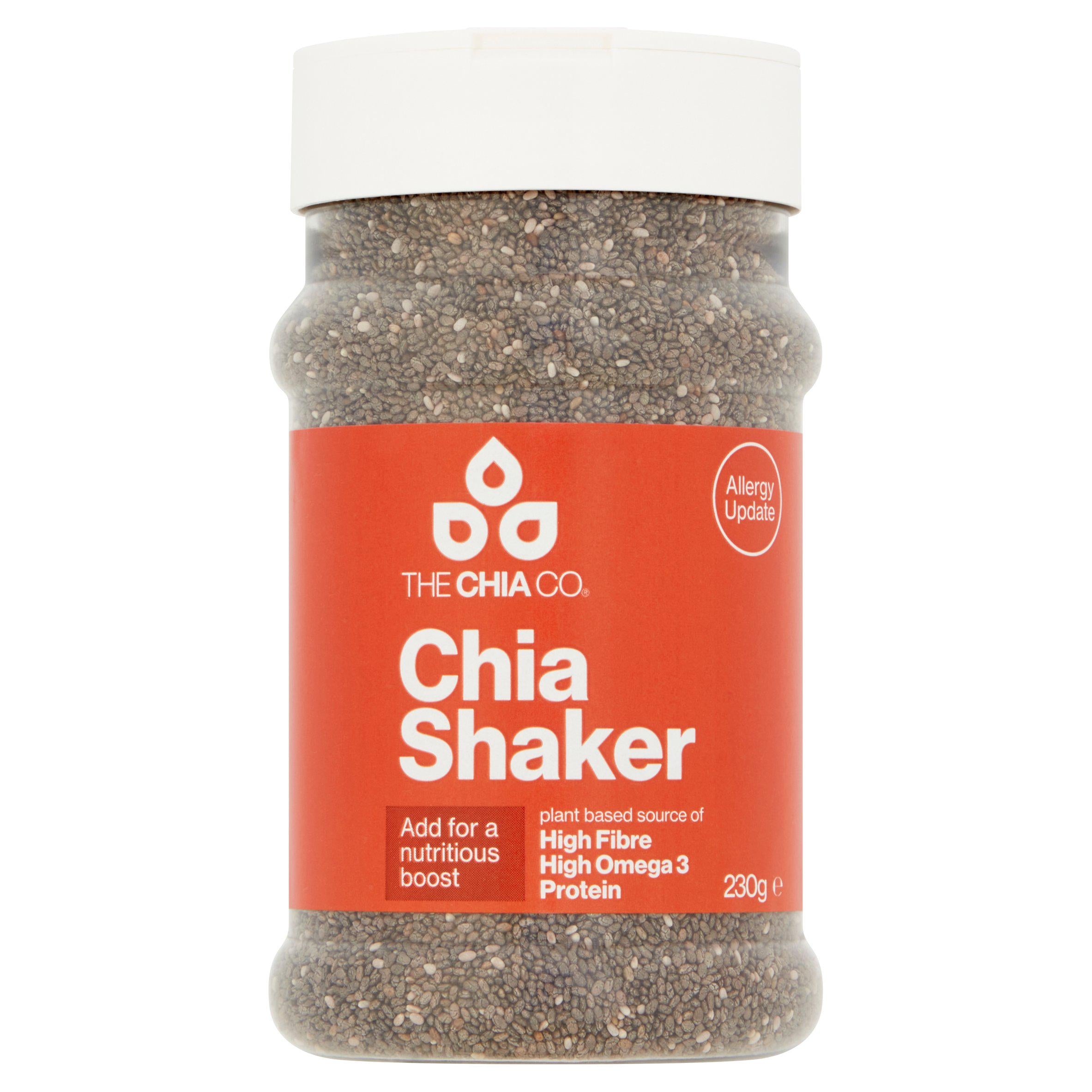 The Chia Co Chia Seed Shaker 230g gluten free Sainsburys   