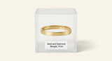 Cartier LOVE 4-diamond yellow gold bracelet, imported from the UK