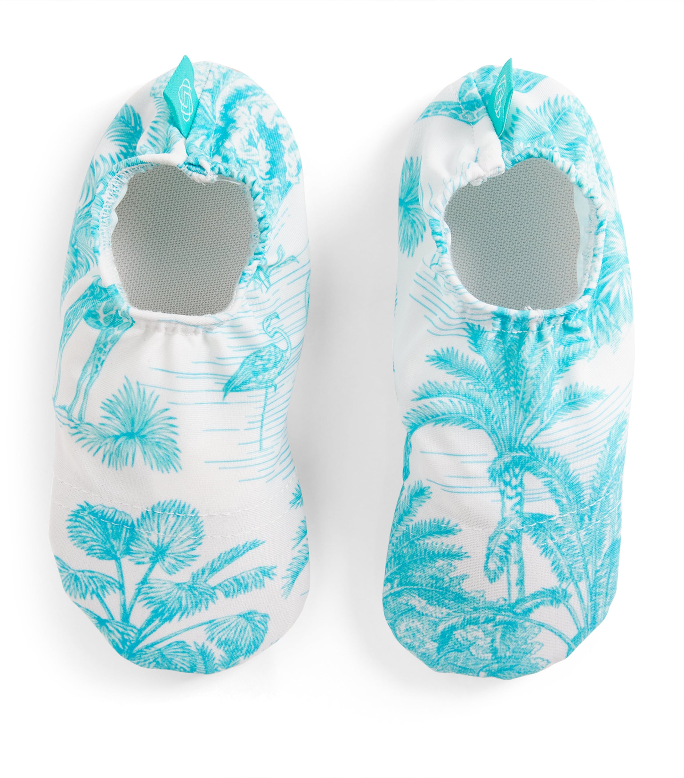 Marie Raxevsky jungle print beach shoes, imported from the UK