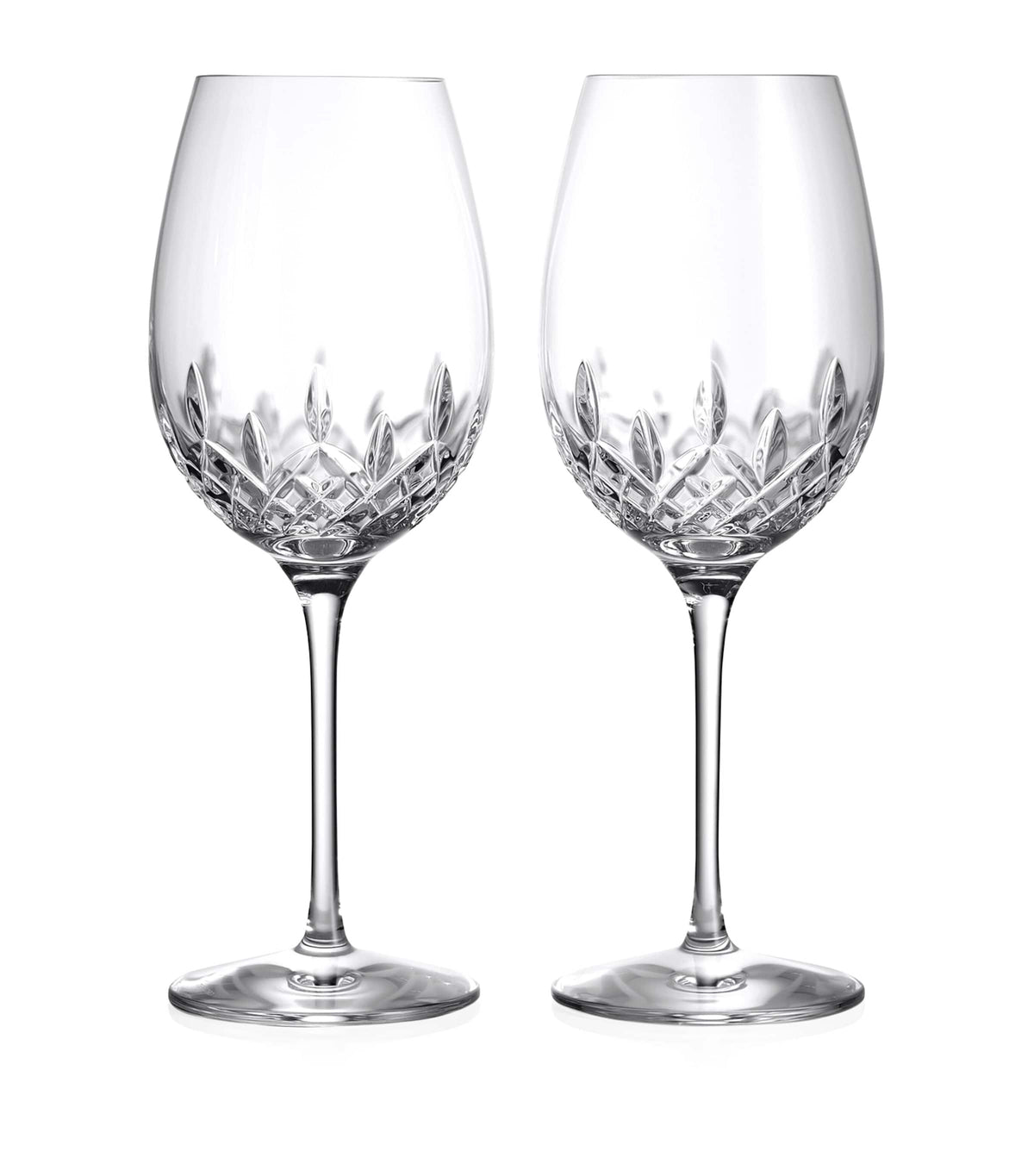 Waterford Lismore Essence Goblet Wine Glasses set of 2 660ml (British brand)