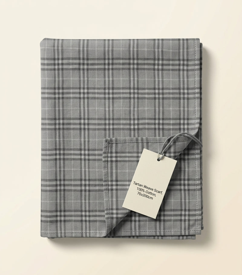Burberry wool-silk EKD check scarf 200x70cm (British brand)