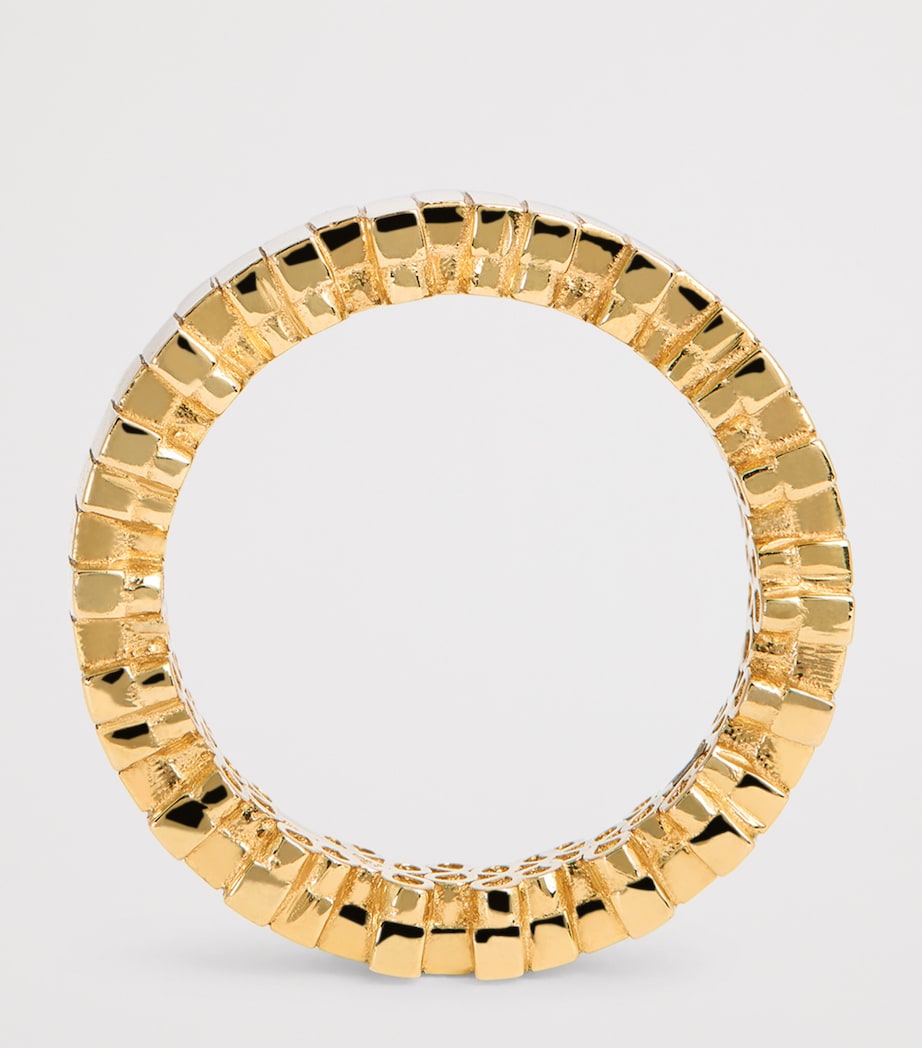 Suzanne Kalan Golden Midi Stacker Ring 5mm width, UK version