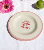 Laetitia Rouget Dirty Dancing and Margaritas plate 22cm, UK version