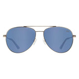 Quiksilver gold polarised aviator sunglasses, imported from the UK