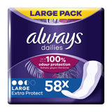 Always Dailies Extra Protect Panty Liners Large x58 GOODS Boots   