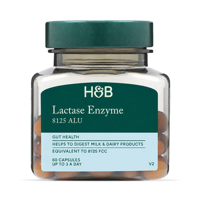 Holland & Barrett Holland & Barrett Lactase Enzyme 125mg Digestive Aid 60 Capsules- Buy online at McGrocer