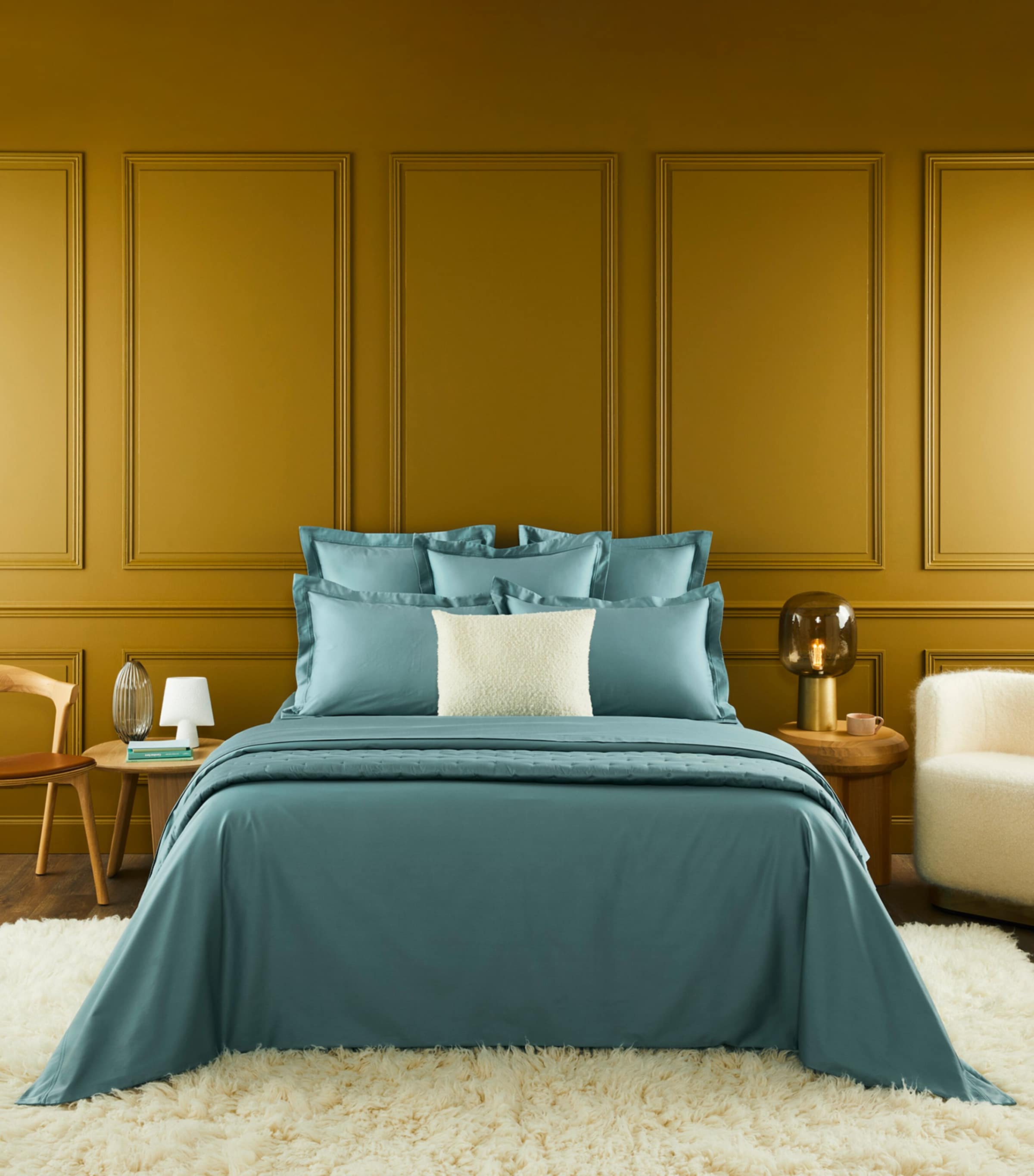 Yves Delorme Triomphe Super King fitted sheet 180cm x 200cm (British brand)