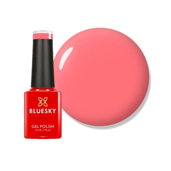Bluesky gel polish mini pink neon coral - British product