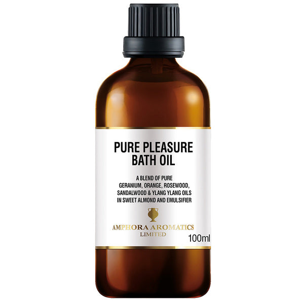 Amphora Aromatics Pure Pleasure Bath Oil 100ml - Glass