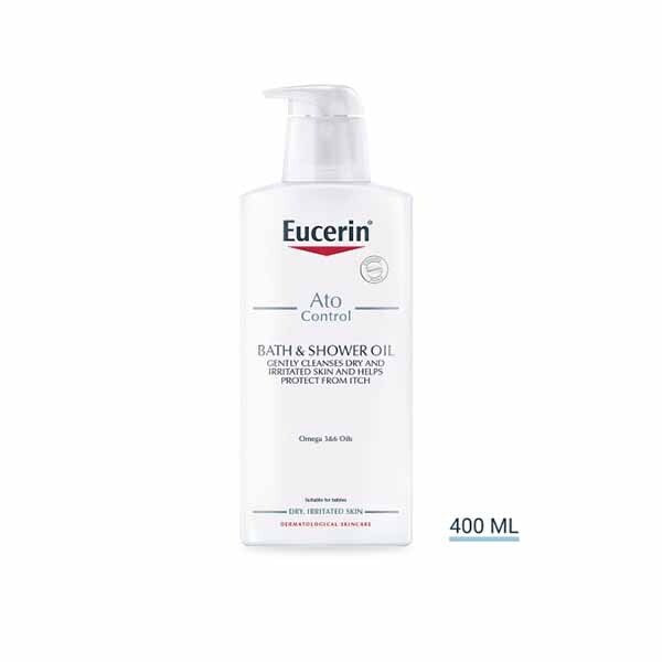 Eucerin AtoControl Bath & Shower Oil for Dry Skin 400ml GOODS Superdrug   