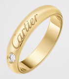 Cartier C de Cartier diamond wedding ring 18kt gold - British product