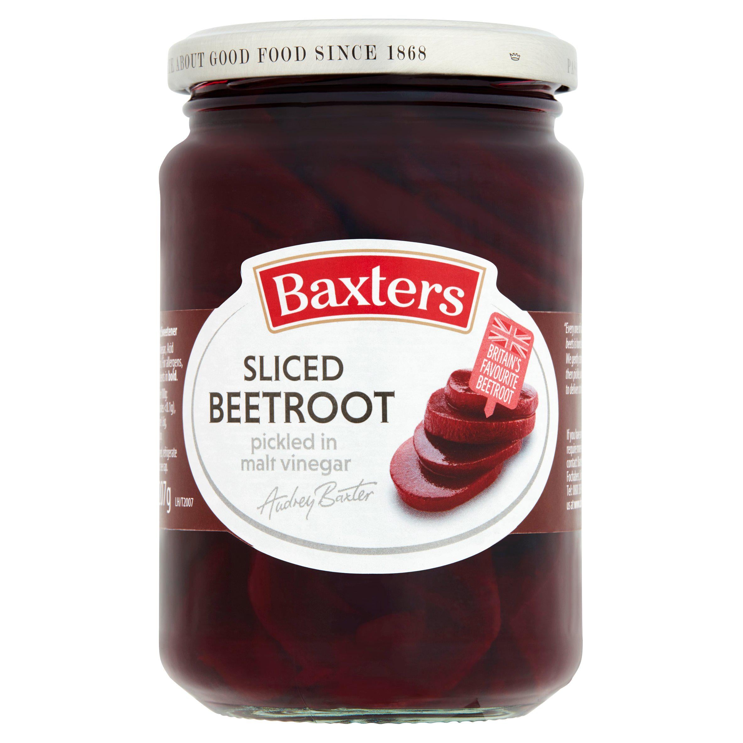 Baxters Sliced Beetroot 340g (207g*) GOODS Sainsburys   