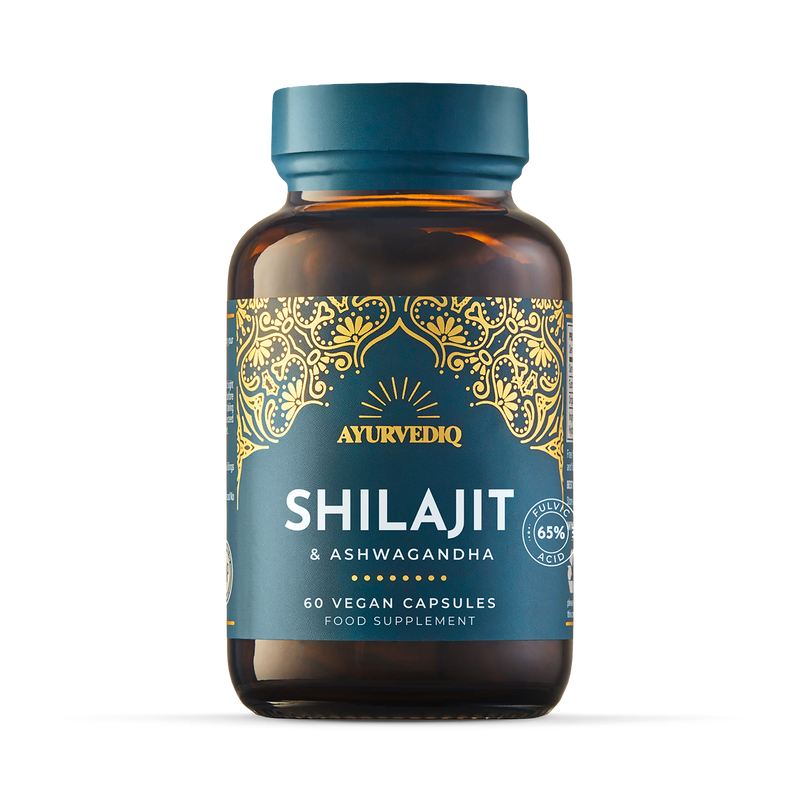 Ayurvediq Shilajit & Ashwagandha capsules 60 - British product