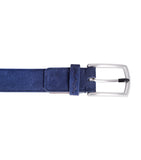 Zegna suede triple stitch belt - Italian luxury, UK version