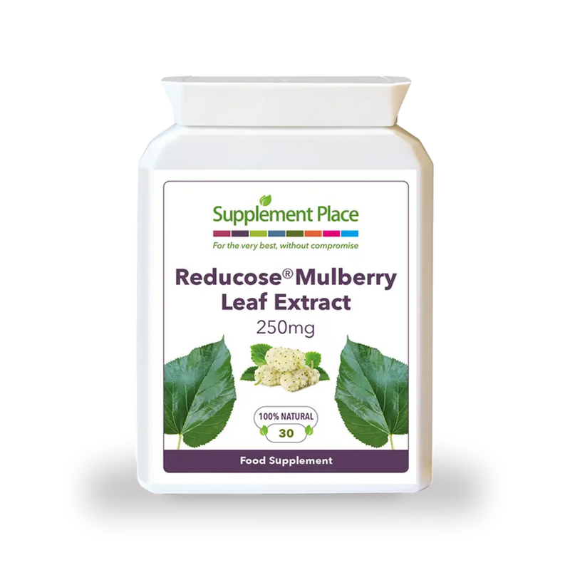 Supplement Place Mulberry Leaf Extract 250mg 30 capsules, imported from the UK