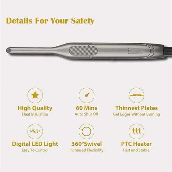 Livingandhome 2-in-1 Hair Straightener and Curler, imported from the UK
