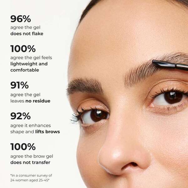 Wunderbrow clear brow gel long-lasting hold, imported from the UK