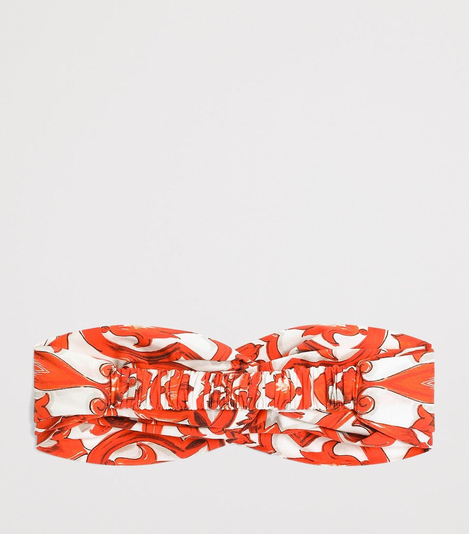 Dolce&Gabbana kids headband Majolica print - British product