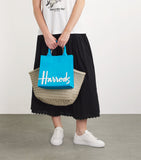 Harrods small cotton logo tote bag (British brand)