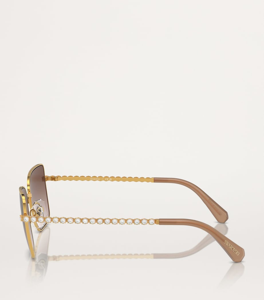 Swarovski metal frame sunglasses SK7015, UK version
