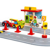 Bigjigs Rail 54 Piece Wooden Roadway Accessory Pack GOODS Superdrug   