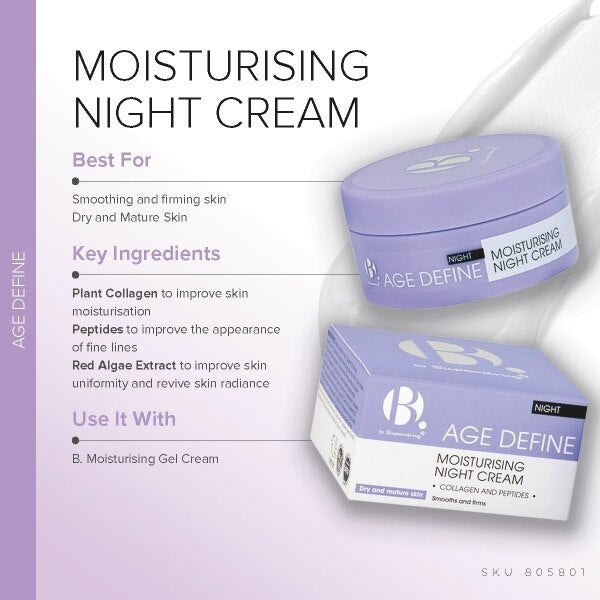 B. Moisturising Night Cream 50ml GOODS Superdrug   