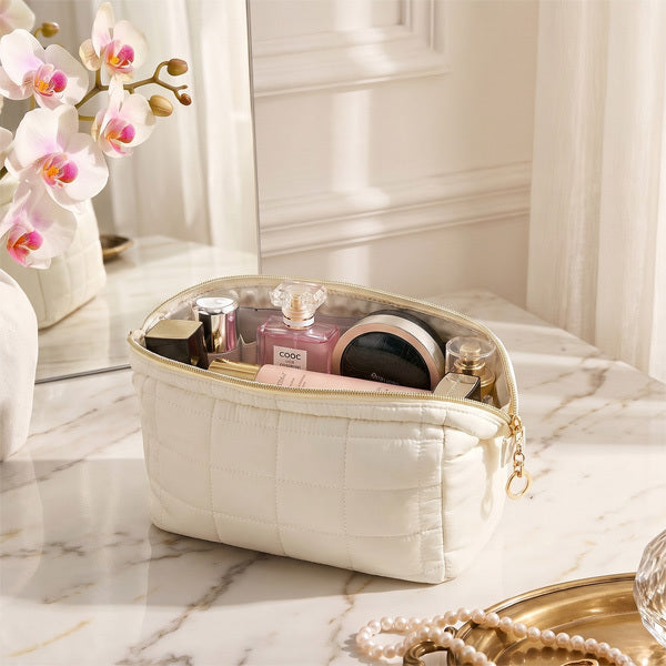 Livingandhome Large Portable Travel Makeup Bag
