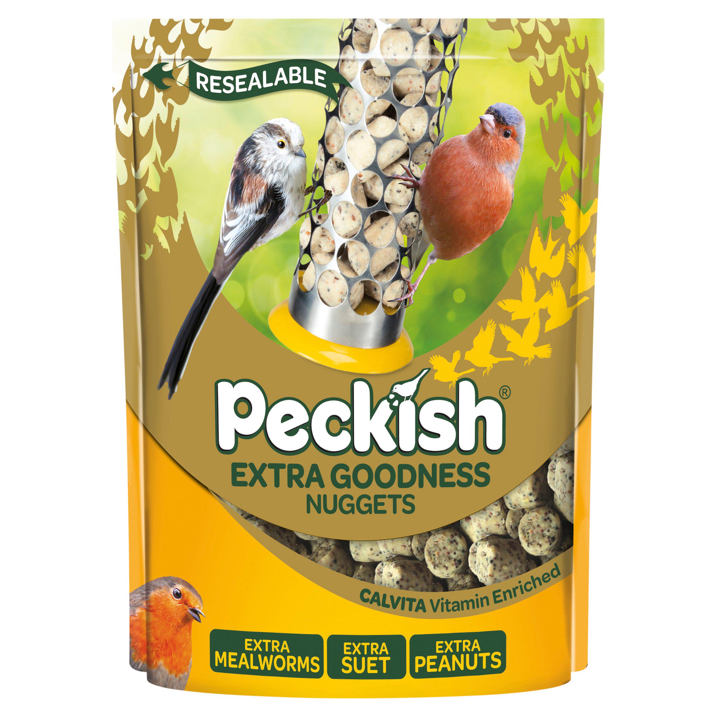 Peckish Extra Goodness Nuggets Seed & Mealworm 1kg GOODS Sainsburys   