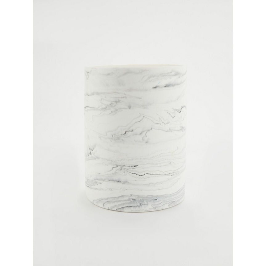 George Home White Marble Effect Bin General Household ASDA   