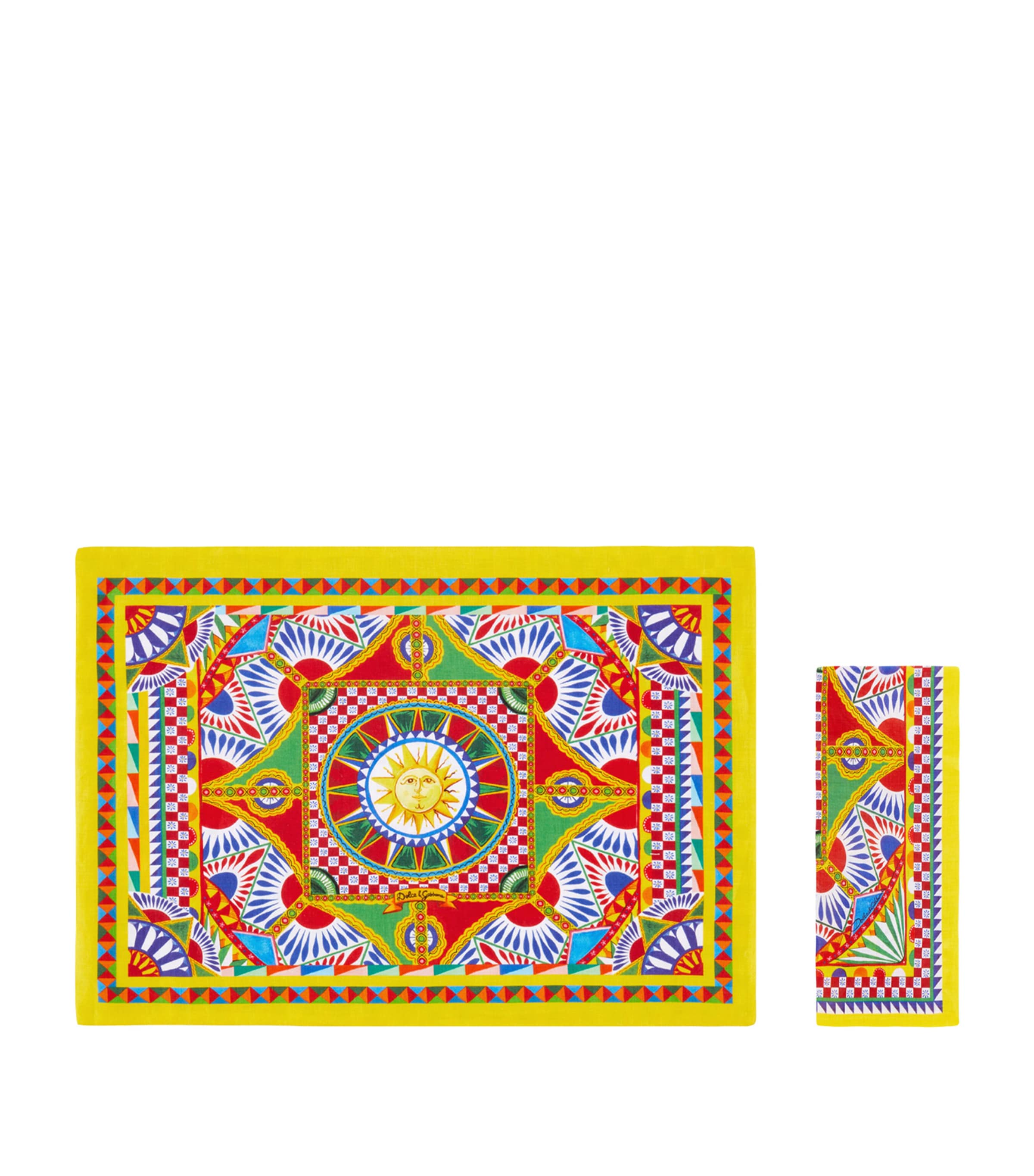 Dolce&Gabbana Carretto placemat and napkin set - British product
