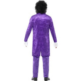 Smiffys purple 80s musician costume, UK version