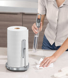 Simplehuman paper towel holder with integrated spray pump, 38cm height (British brand)