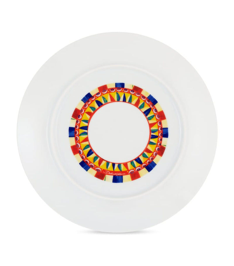 Dolce&Gabbana Casa Carretto Plates set of 2 17cm - British product